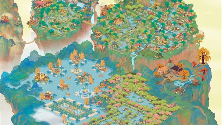 带大家游览我的园林风全岛景观！截图