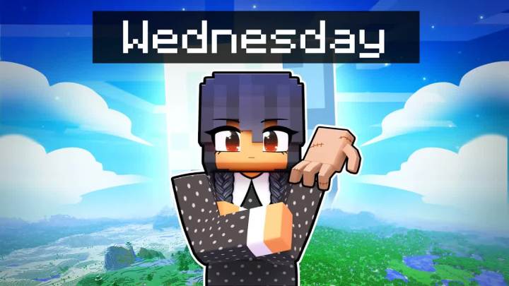【Aphmau】在 Minecraft 中扮演星期三！截图