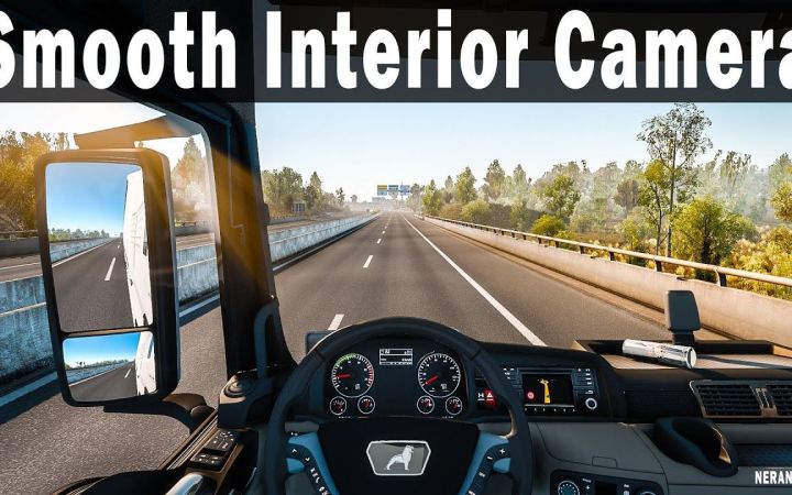 欧卡2mod_平滑的内部摄像头v2.0|ETS2 Mods v1.45 | Smooth Interior Camera v2.0 | ETS截图