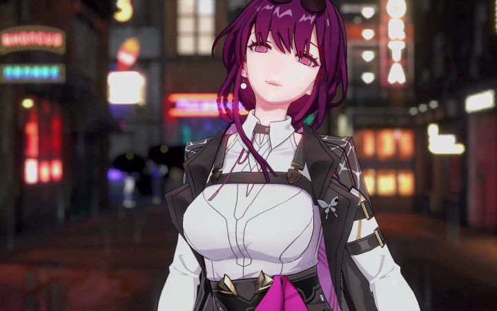【崩铁MMD】Queencard【卡芙卡】【搬运】截图