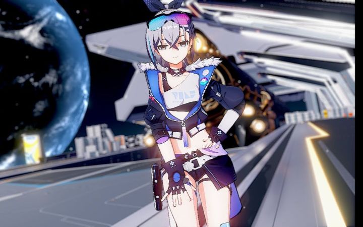 【崩铁MMD】Queencard【银狼】【搬运】截图