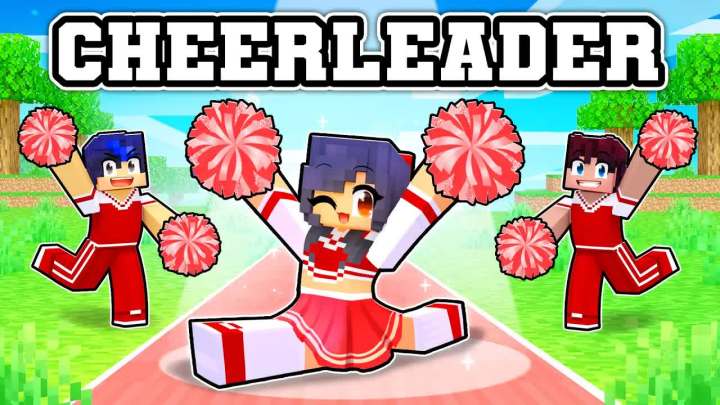 【Aphmau】在《我的世界》中扮演啦啦队长!截图