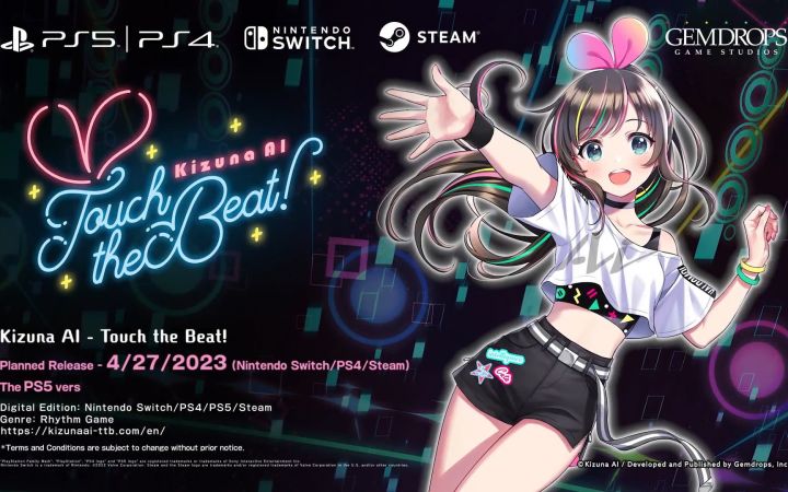 音乐节拍游戏《绊爱 Touch the Beat!》明年2月发售截图