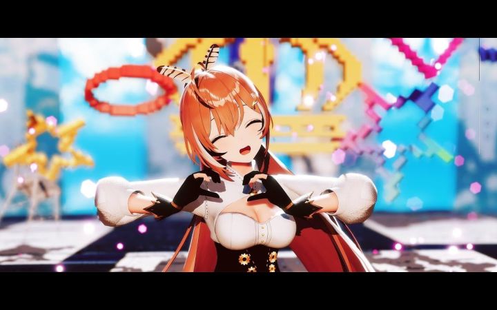 【VtuberMMD】恋爱循环【七诗无名】【搬运】截图