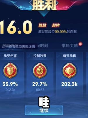 有见过追着马可吕布打的白起吗#坦神黎明 #坦刺流白起截图