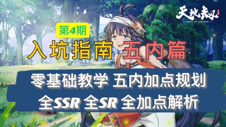 【天地劫入坑指南】第4期五内篇:全SSR解析+全SR解析+五内系统介绍+加点注意截图