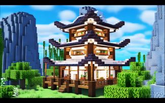 【Minecraft】简易的日式生存基地