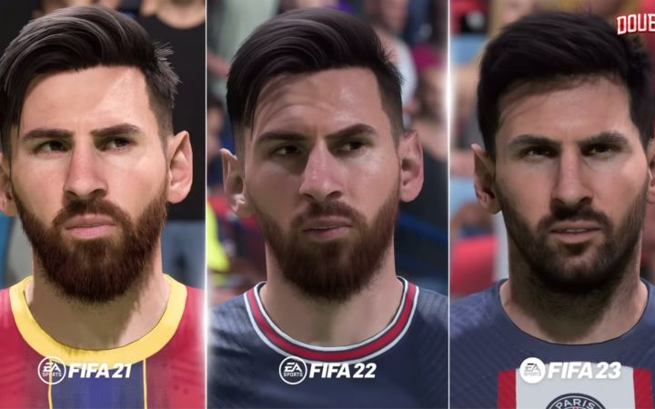fifa次时代三作大巴黎球员面补对比截图