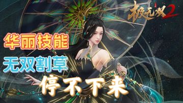 这技能帅爆了，华丽的技能和无双割草的快感让人停不下#极无双2公测#