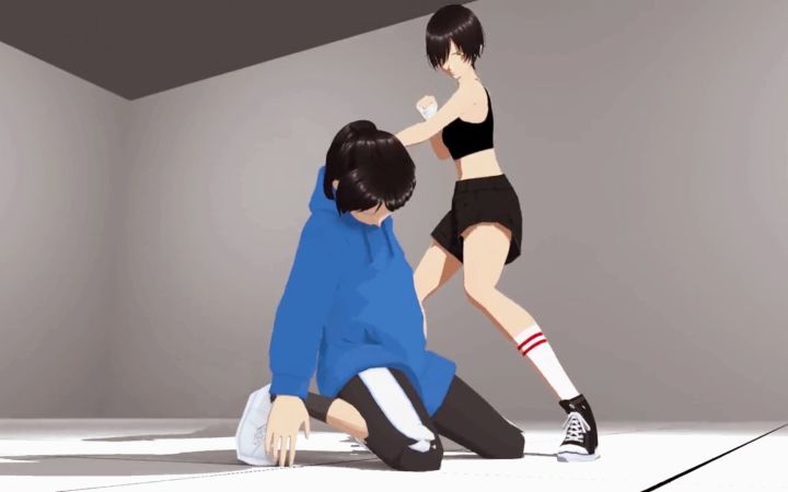 细节拉满的妹子战斗,拳拳到肉截图