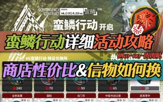 听我一句，合约赏金省着点花【蛮鳞行动·活动攻略&商店性价比】