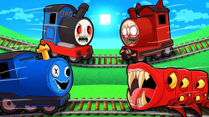 彩虹之友火车大战! Choo Choo 查尔斯 vs Thomas.EXE截图