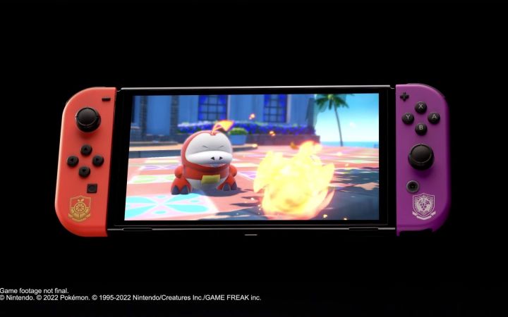 《宝可梦:朱/紫》Switch Oled 限定机公开截图