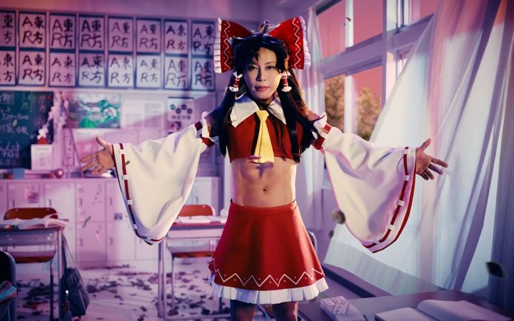 西川贵教出演的手游『东方Arcadia Record』TVCM「西川灵梦篇」截图