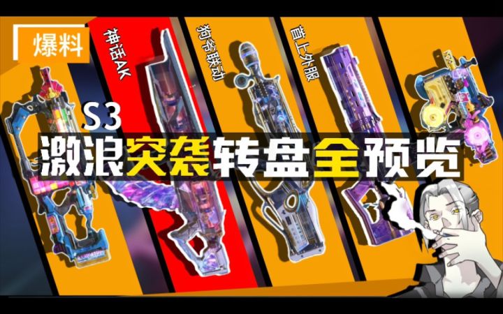 【CODM】S3枪焰派对转盘内容总览截图