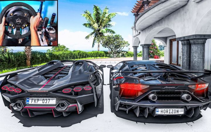 【极限竞速-地平线5】兰博基尼Sian&兰博基尼Aventador SVJ车队截图