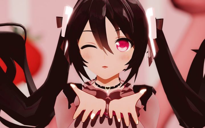 【MMD】可愛くてごめん【YYB Miku】【搬运】截图