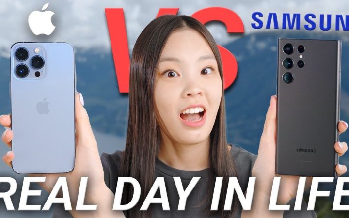 【手机测评】iPhone 13 Pro vs Galaxy S22 Ultra 一天真实使用对比测评截图