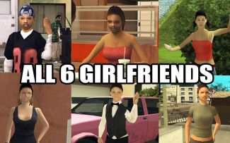 【圣安地列斯】所有6个女友的位置-如何找到女友（指南）