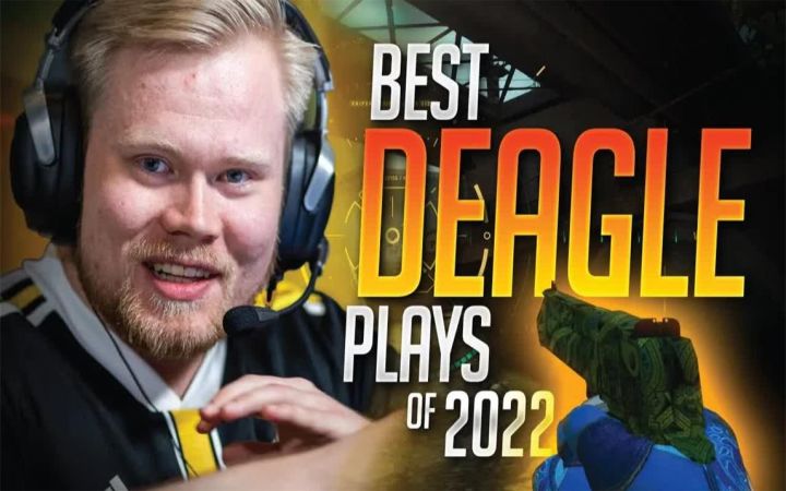 【CSGO】2022职业选手最佳沙鹰操作集锦!(Ace, 残局, VAC击杀等)截图