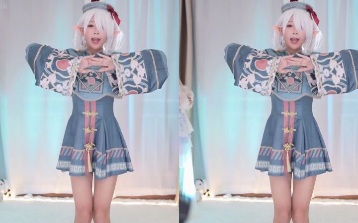 【鱼子酱】《白金disco》 小僵尸版 直播跳舞录屏截图