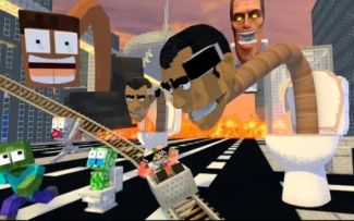 MC怪物学院动画丨马桶人厕所恐怖挑战赛丨我的世界动画