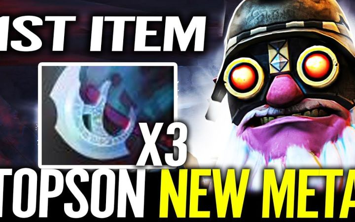TOPSON中单火枪手，三系带后直接分身斧效果如何？【DOTA2】截图