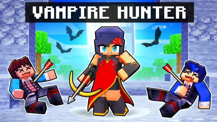 【Aphmau】在 Minecraft 中扮演 VAMPIRE HUNTER！截图