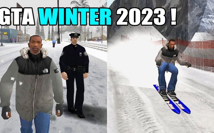 【圣安地列斯】2023官方冬季模组-SA冰雪（2023最佳模组）截图