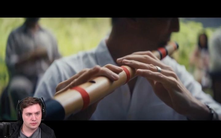 【老外睡了系列】外网人气炸裂！前油管最大原神主播 看3.1版本前瞻直播 反应截图