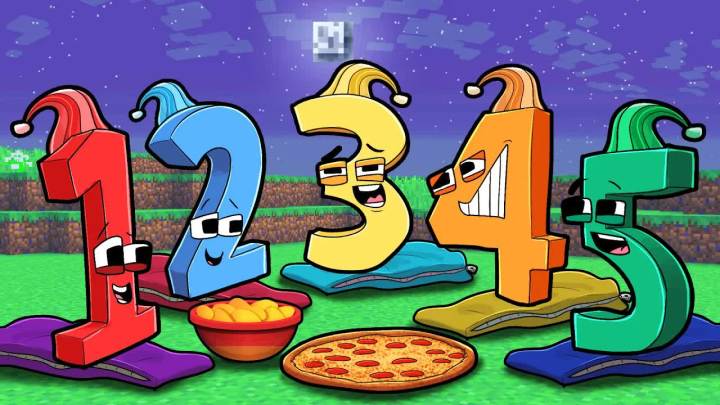 NUMBER LORE 过夜! (我的世界)截图