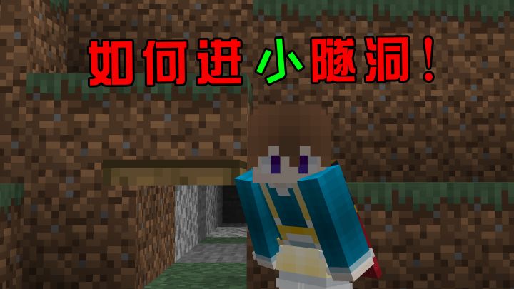 我的世界：你不知道的冷冷知识，如何进小隧洞？截图