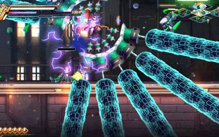 《苍蓝雷霆 GUNVOLT 3锁环》第三弹DLC介绍宣传片截图