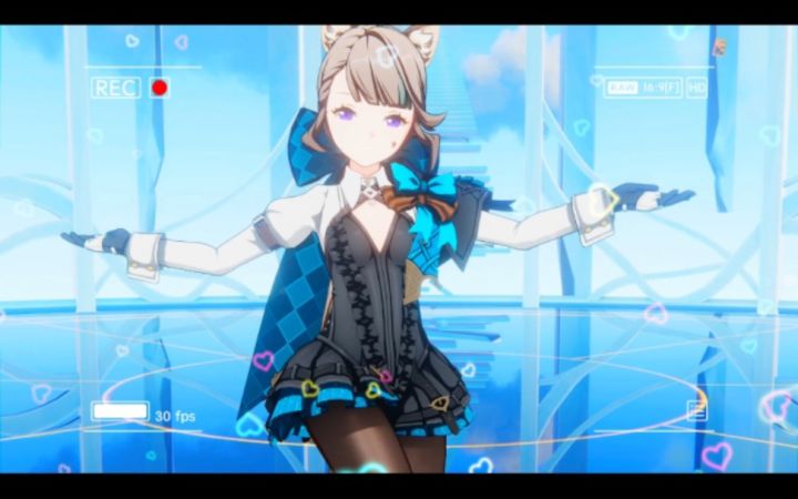 【原神mmd】黑丝猫娘琳妮特《惬意的事》截图