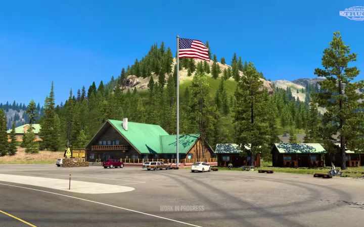 【SCS Software】介绍怀俄明州科迪市和US-14,这将作为免费更新给所有DLC所有者!截图