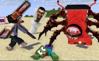 MC怪物学院动画丨查尔斯小火车 vs 火车食客丨我的世界动画