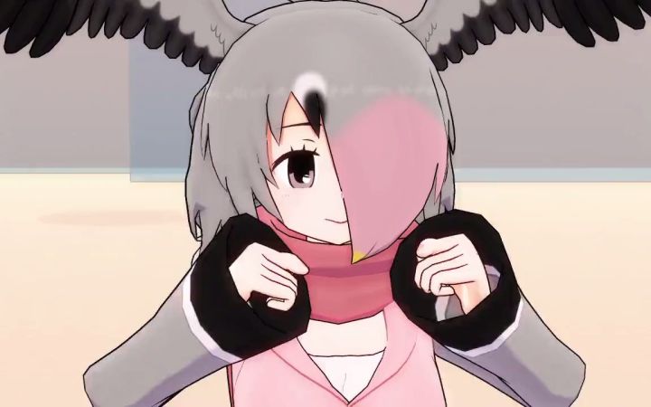 【兽娘MMD】粉红背鹈鹕- むに截图