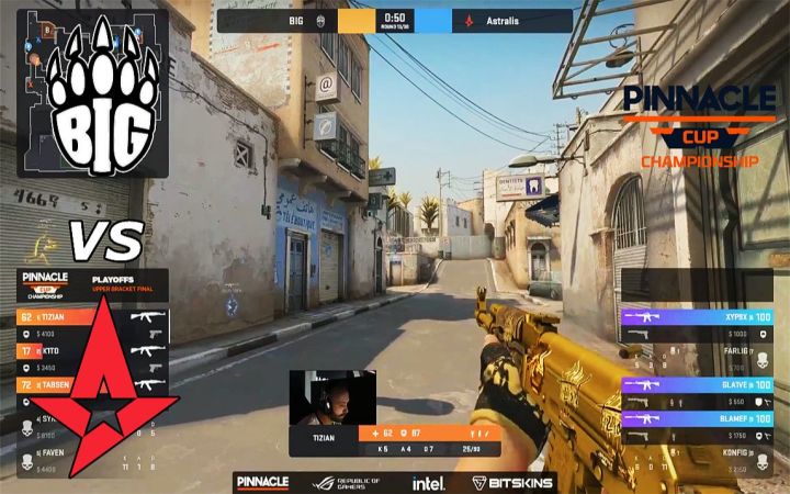 【2022巅峰杯冠军赛】BIG vs Astralis - 淘汰赛首轮 BO3高光集锦 l CSGO截图