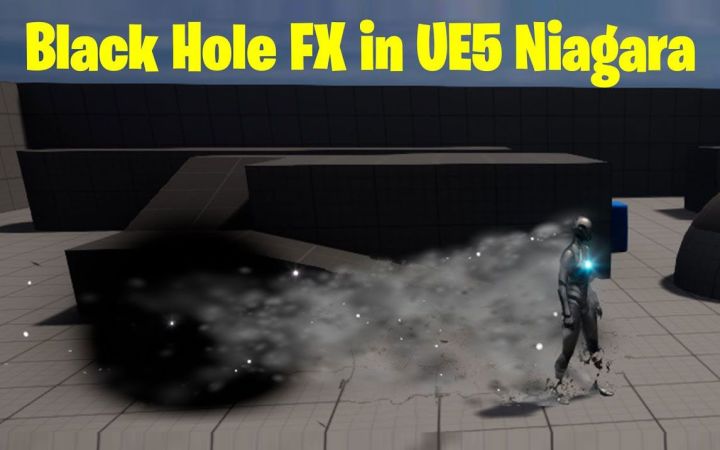 如何在虚幻引擎5中创建黑洞 【UE5 Niagara教程】截图