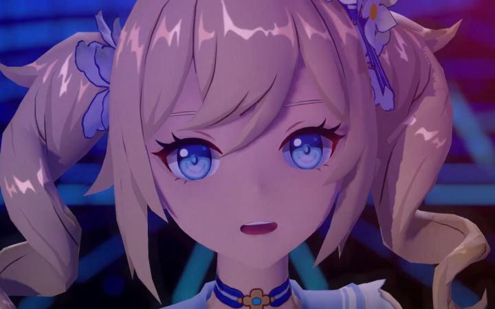 【原神MMD】Envy Baby【芭芭拉】【搬运】截图