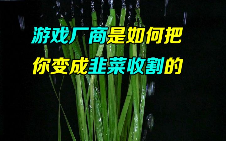 游戏厂商是如何把你变成韭菜收割的截图