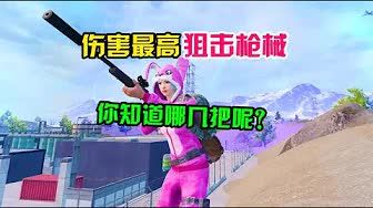 【和平精英】伤害最高的狙击枪械。截图
