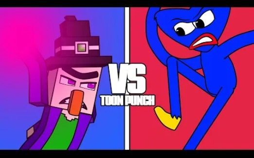 【搬运YouTube】Witch女巫 vs Huggy wuggy丨Poppy playtime动画丨我的世界动画截图