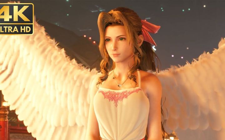 转载[4K]《最终幻想7：重制版》爱丽丝(天使服裝MOD) Pretty Angel Secret Cutscene - PC截图