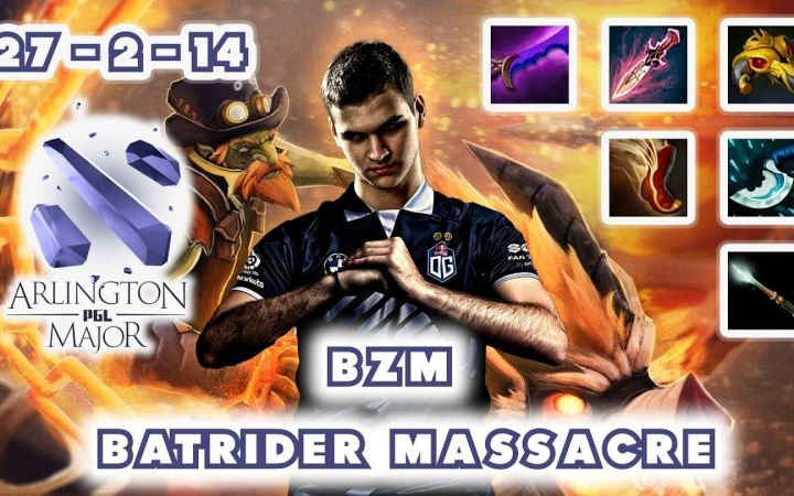 【阿灵顿major】BZM中单蝙蝠骑士 第一视角完整录像 [OG vs Team Liquid]截图