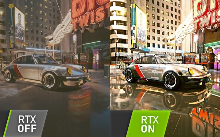转载【4K】《赛博朋克2077》 ►RTX OFF vs RTX ON  变态画质 ! [RTX 3090 Ti i9-12900KS]截图