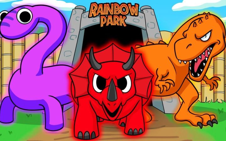 【同人动画】彩虹朋友成了恐龙?!截图