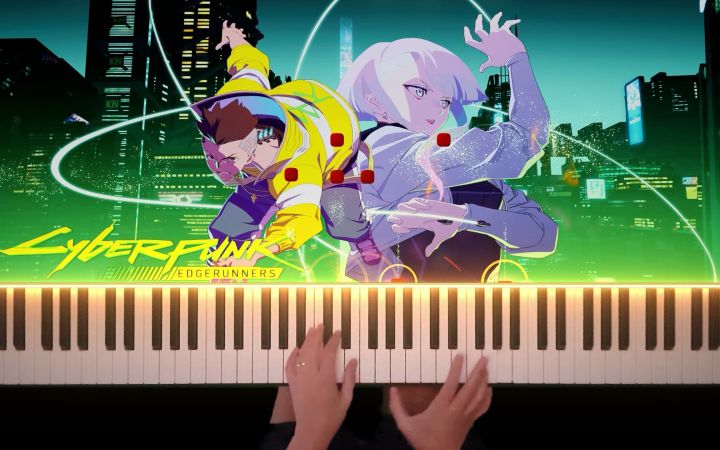 【钢琴】赛博朋克：边缘行者ED曲Let You Down（搬运）截图