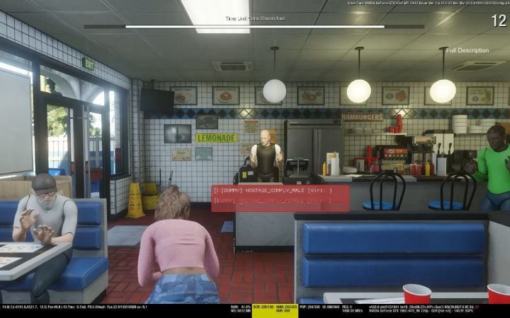 疑似《GTA6》实机片段泄露截图