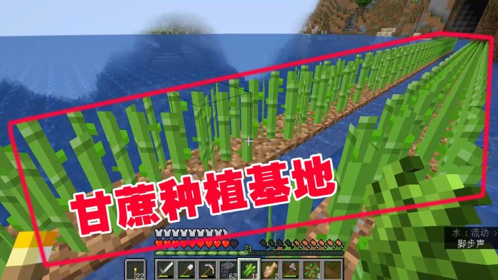 我的世界1.19联机6:为了能给装备附魔好属性,老帅种植甘蔗基地截图